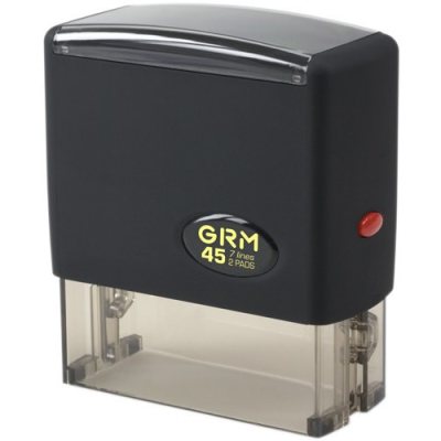 GRM 450 2 Pads Автоматическая оснастка для штампа с двойной подушкой (штамп 76 х 29 мм.)