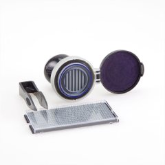 GRM HR40 DIY/1 круг Настольная самонаборная полуавтоматическая оснастка с микротекстом, 1 касса (печать 40 мм)