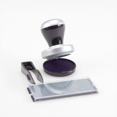 GRM HR40 DIY/1 круг Настольная самонаборная полуавтоматическая оснастка с микротекстом, 1 касса (печать 40 мм)