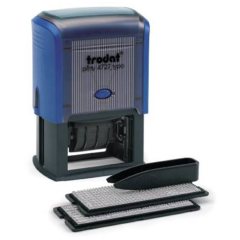 TRODAT PRINTY 4729 TYPO Датер автоматический самонаборный 4 строки, 2 кассы (50 х 30 мм) месяц БУКВАМИ
