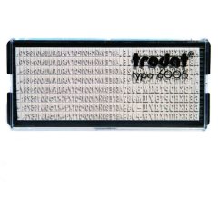 TRODAT 6005 УНИВЕРСАЛЬНАЯ КАССА РУССКИХ БУКВ И ЦИФР ВЫСОТОЙ 2.2 И 3.1мм, без пинцета