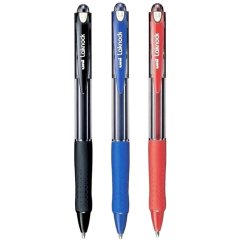 12 штук - Шариковая ручка Автоматическая UNI Laknock SN-100 шарик 0.5 мм/линия 0.25 мм