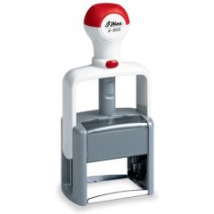 SHINY ESSENTIAL LINE E-903 Автоматическая оснастка для штампа металлическая с пластиковой ручкой (штамп 50 х 30 мм.)