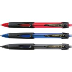 12 штук - Шариковая ручка Автоматическая UNI PowerTank SN-220 шарик 1 мм/линия 0.4 мм