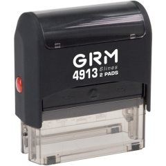 GRM 4913 2 Pads Автоматическая оснастка для штампа с двойной подушкой (штамп 65 х 25 мм.)