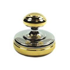 OS-17-1 Оснастка для печатей "металлическая блестящая", никелирование, золочение / d= 41 мм.