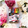 Набор из 12 акриловых маркеров POSCA PC-5M «Популярные цвета», в пластиковой упаковке, 12 шт