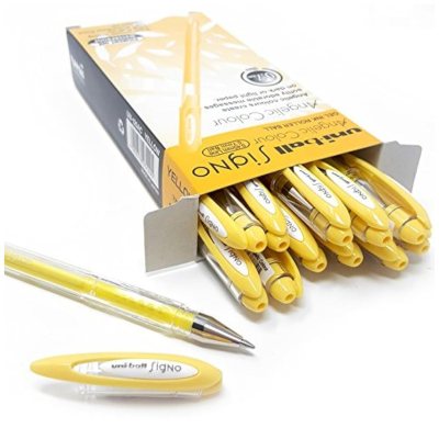 12 штук - Гелевая ручка  Uni-Ball Signo UM-120 Angelic Colour (пастельные цвета) шарик 0.7 мм/линия 0.45 мм