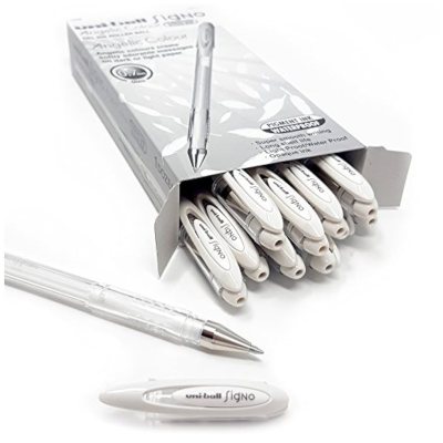 12 штук - Гелевая ручка  Uni-Ball Signo UM-120 Angelic Colour (пастельные цвета) шарик 0.7 мм/линия 0.45 мм