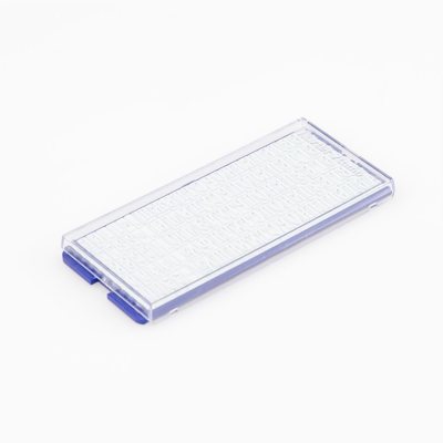 GRM S18 касса Заглавного шрифта для названия 6 мм, крепление одна ножка (система Express: GRM, Colop) без пинцета