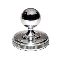 OS-17-Б Оснастка для печатей "металлическая блестящая" С КРУГЛОЙ ГОЛОВОЙ / d= 41 мм.