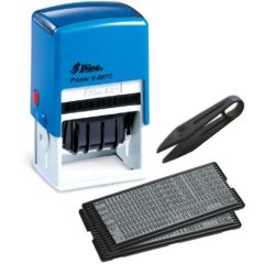 SHINY PRINTER DIY SET S-888D Датер автоматический самонаборный 4 строки, 2 кассы (размер штампа 56 х 33 мм.)