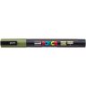 Маркер POSCA PC-3M, хаки, 0.9 - 1.3 мм, пулевидный наконечник №7
